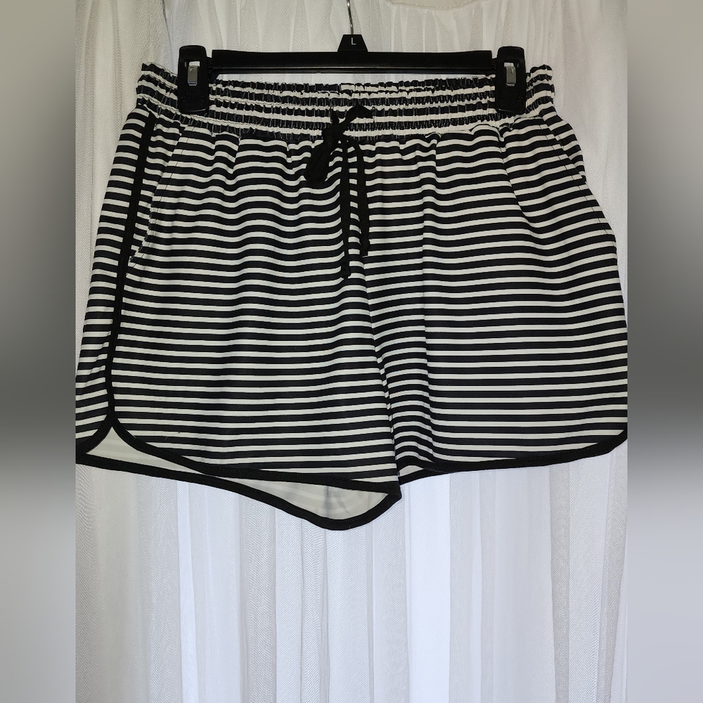 Jess Lea, Women's, Blurred Lines Drawstring,   Everyday Shorts, Size L, NWT